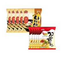 팔도 꼬꼬면 5개 + 삼양 나가사끼짬뽕 5개, 10개