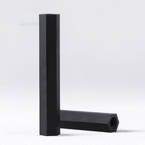 20/50/100Pcs M2 M2.5 M3 M4 블랙 여성-여성 나일론 Standoff 공간 스페이서 긴 육각 너트, [01] M2.5 100pcs, [12] 5mm