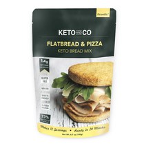 Keto And Co 플랫브레드 & 피자 브레드 믹스, 1개, 190g