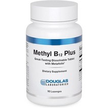 비타민B 컴플렉스 Douglas Laboratories - Methyl B12 Plus 체리 바닐라맛 90개, 표준 포장