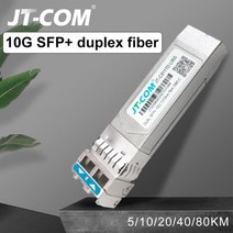 10G SFP + 듀플렉스 LC SFP 모듈 단일 모드 2 ~ 80km 광섬유 모듈 1310nm (Cisco/Mikrotik/Huawei 스위치, 05 1pcs 40km 1310nm