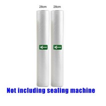 진공 실러 Vacuumator 10pcs 무료 가방 식품 포장 기계 스토리지 자동 주방 홈 히트, CHINA_bags 28x500cm2rolls | AU