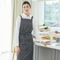 유니스토어 더블 포켓 5각 앞치마, 블랙(A-647)