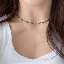 블루씨티 브릿지 ﻿컬러풀 비즈 레이어드 초커 목걸이