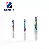 2NCF 4파이 DLC코팅 컴프레션 초경 엔드밀 2F UP-DOWN CUT 하드우드 (1ea), 2NCF0417