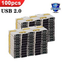 노트북 메모리 고품질 Usb 플래시 드라이브 칩 펜 20 카드 4GB 8GB 16GB 32GB Pendrive 64GB 128GB 키, 9.16GB - 100pcs