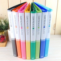 컬러 클리어파일 40매, 파랑