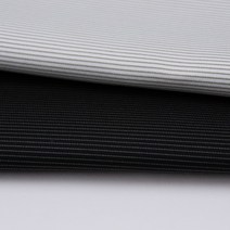 유명한원단 대폭 네오 플랜 스판 다이마루 원단 스트라이프 화이트 블랙 2종, 화이트(T오이)