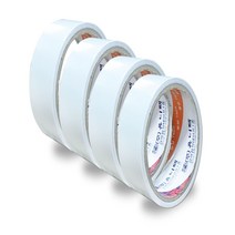 종이양면테이프12mm(4EA) 6M 핫멜트양면테이프