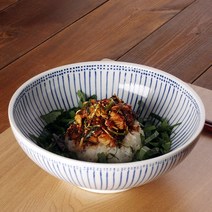 [이로도리] 블루레인 면기(라면 덮밥 냉면 우동그릇), 1p, 비빔기