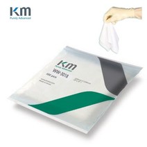 KM 크린룸 전용 100% 폴리에스터 와이퍼 46cm 100매 현장용 산업청소 보루