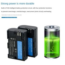 디지털 카메라2750mAh LP-E6 캐논 EOS 5D Mark II 2 3 6D 7D 80D 90D DSLR, 03 4 pieces