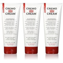Cremo Original Shave Cream Astonishingly Superior Shaving for Men 6 Fluid Ounce 3 Pack USA 미국, 6 Fl Oz (Pack of 3)