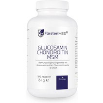 글루코사민 콘드레이친 MSM 비타민 C 180 캡슐 1710 mg 독일산, 기본