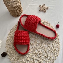 도두리 DIY 손뜨개 코바늘 뜨개질 실내화 취미 만들기 키트 패키지 뜨기 - 동영상제공, 초코릿, 290mm
