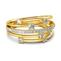 심플 반지 심플 szjinao 유행 moissanite 영원 웨딩 밴드 솔리드 925