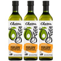 초슨푸즈 초슨 블렌드 오일 새플라워 + 코코넛 + 아보카도, 3개, 750ml