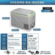 15L 소형 차량용 냉장고 12V 24V 220V 겸용 냉동고 휴대용 2도어, X40이중용도+단일도어