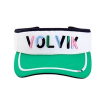 볼빅 여성 골프 멀티 컬러 블록 바이저 VLCPJ210 WH