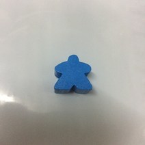 발목 스트레칭보드나무 휴머노이드 Meeples 폰 체스 조각 28 개 카카카손 보드 게임 액세서리용 14 색 표, 09 Light Blue