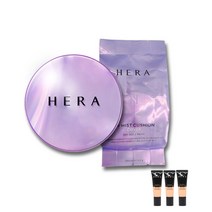 헤라 UV 미스트 쿠션 커버 C21호 본품1+리필1+헤라블랙파운데이션 15ml, 21호 본품1+리필1+파운데이션15ml