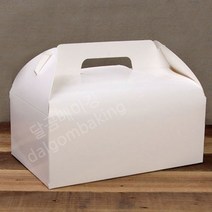 달곰베이킹 손잡이상자, 화이트 대, 25개