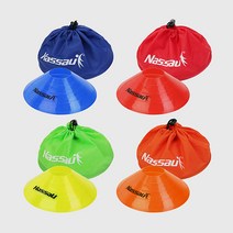 접시콘 세트-10개입 가방포함_ 4가지 색상, 그린