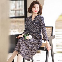 결혼식 상견례 50대 원피스 엄마 선물 출근룩 얌전한 단아한 화려한 미디 롱 봄