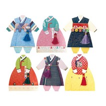 아동 한복카드 연하장 FT304 (6종), 단품