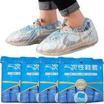 아침과저녁 오염방지 작업용 일회용 비닐 신발커버 400p 200켤레, 일회용 신발커버 400p / 200켤레