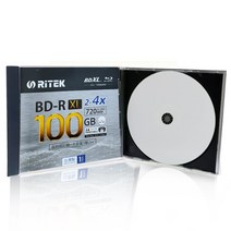 블루레이 디스크 BD-R XL 100GB 트리플 레이어 블루레이 BDXL DVD BDR 100g 4X 1 개