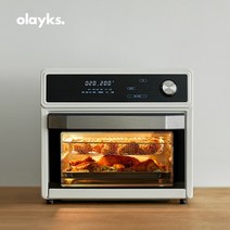 컨벡스오븐 25L 올인원 에어프라이어 가정용 미니 전기 제과 제빵 베이킹 오븐 업소용, 블랙
