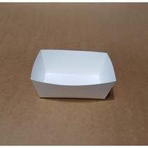 치킨트레이 FC-1 직사각형 반반 한마리용 200매 140x87x60 mm 종이 포장 용기 속지