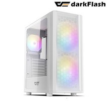 다크플래시 darkFlash DK360 MESH RGB 강화유리 (화이트)