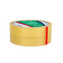 금성테이프 투명 OPP 테이프2.5cm(2개입)(1박스-50봉), 1박스