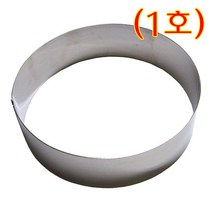 베이킹파티 원형무스링 1호 15 x 5cm 원형 떡케익 무스틀 떡틀, 1개