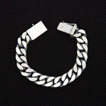 은925 모던 실버 25돈 무광 남자체인 은팔찌