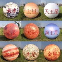 우주 풍선 장식 공기 조형물 행성 지구 모형, 지름 0.5미터 행성