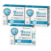 대웅생명과학 생유산균 프로바이오틱스, 3개, 30포