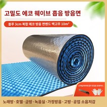 베이스트랩 방음부스 방음재 흡음재, 17.파란색 방염 3cm 복합 환경 보호 방음 면  접, 1개