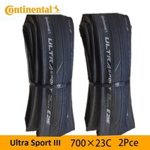 자전거 타이어 로드Continental 로드 타이어 울트라 스포츠 III 그랜드 레이스 엑스트라 700 × 23C 28, 2 x Ultra3 23C NoBox, 1개