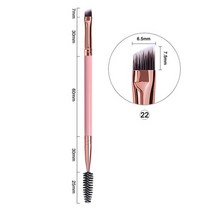 화장 브러쉬 붓 1pc 메이크업 브러쉬 뷰티 파운데이션 눈썹 아이 섀도우 에지 아이 라이너 브러시 속눈썹, NO22 6.5mm
