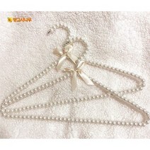 진주옷걸이 인테리어 공주 자취 인테리어, 두 개개, 화이트 40cm 시니어