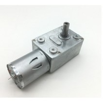 jgy370 dc6v12v24v 2rpm 150rpm 고 토크 감속기 금속 웜 기어 박스 모터 가역 저속 웜 기어 모터, 90rpm, DC는 24