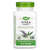 Vitex Fruit 네이쳐스웨이 바이텍스 과일 400mg 320베지캡슐