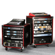 이동식 음향장비 박스 무대 장비 캐비닛 오디오 앰프, 16U 강화 캐비닛