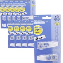 플러스 수정테이프 리필 2개입 4개 5개 10개 1개 20p (WH605R-2p)