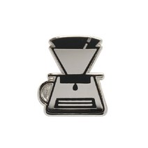 ☆로코스마트☆locosma_실버 드리퍼 뱃지 1개 바리스타용뱃지 바리스타용브로치 바리스타브로치 장식용뱃지 바리스타뱃지_좋아요또만나요good^^b
