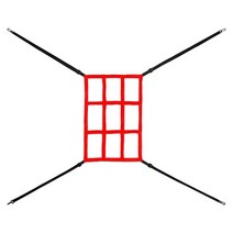 야구그물네트 휴대용 야구 연습 타격 훈련 백스톱 액세서리, 2.빨간