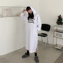 기모스낵후드롱원피스